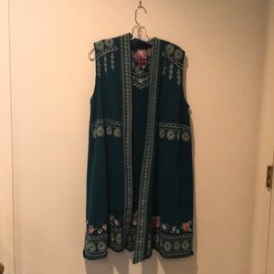 Johnny Was long Vest